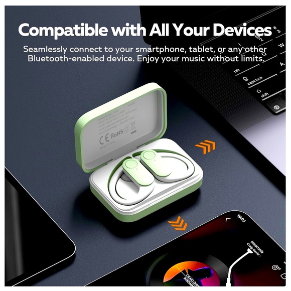 Nutshell Wireless Earbuds, 12H Nonstop, Customized App, Deep Bass, Clear Calls, - Picture 9 of 9